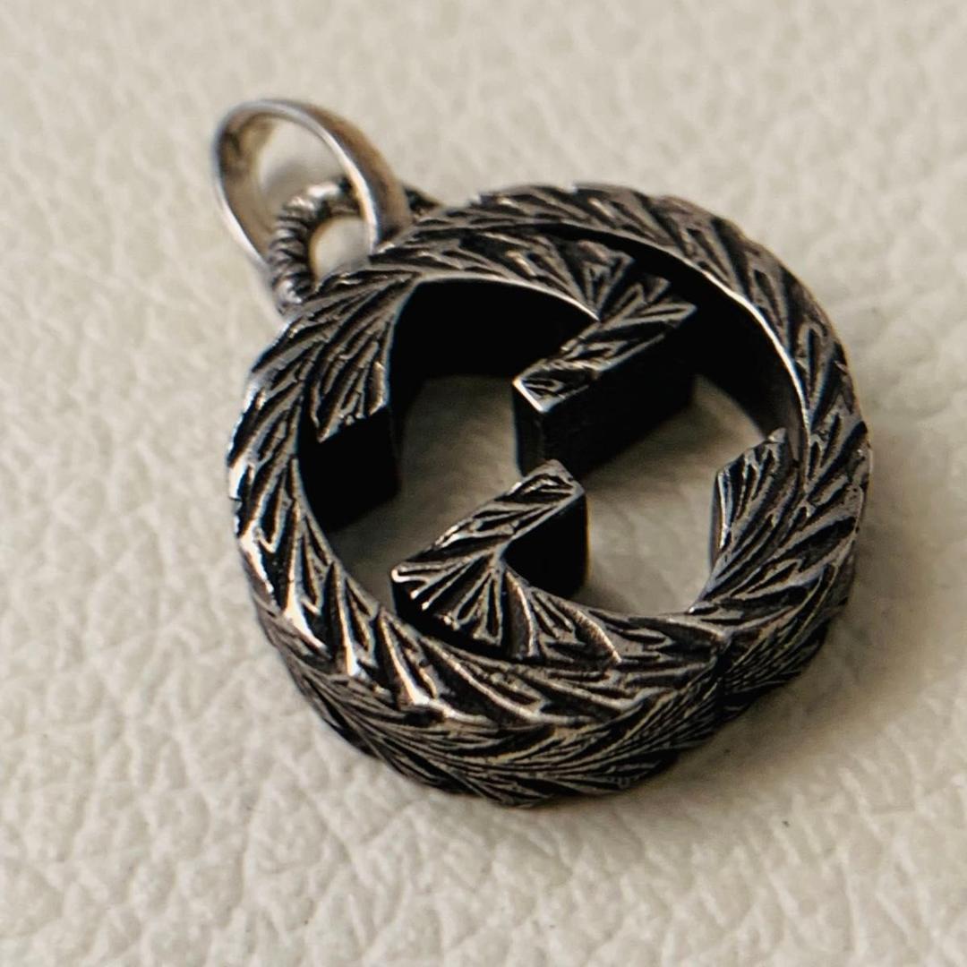 グッチ インターロッキング ネックレス 燻し グッチ 925 silver