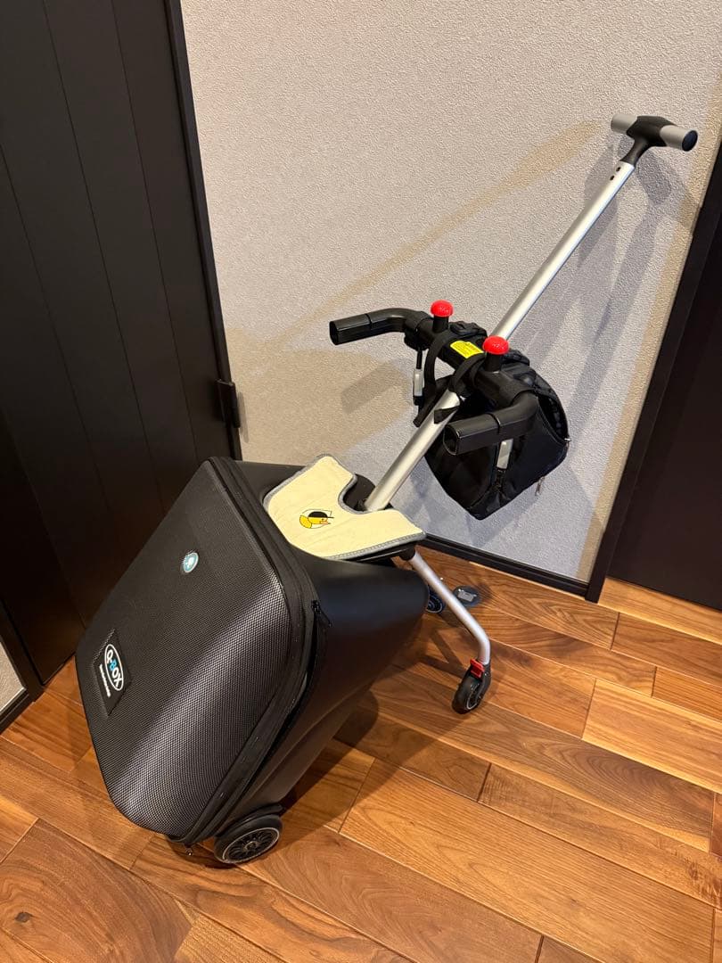 Q-BOX 乗れるスーツケース ブラック