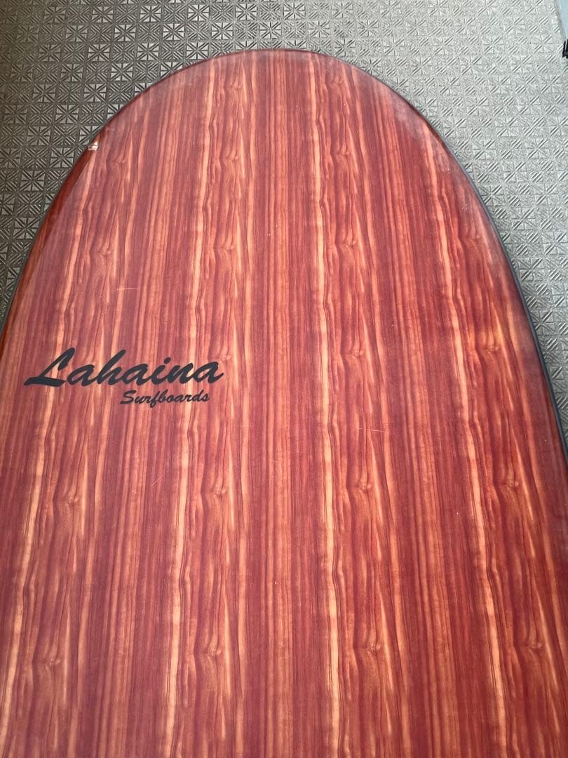 Lahaina 8'6 レッドブラウンウッド SUP パドルボード　ラハイナ