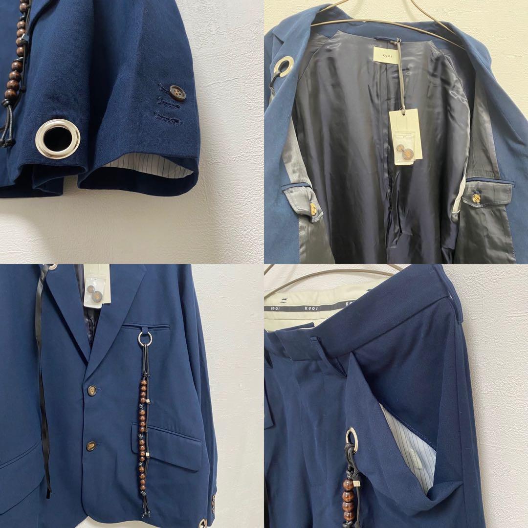 KOOI DROOP 2 BUTTON JACKET SLACKS セットアップ