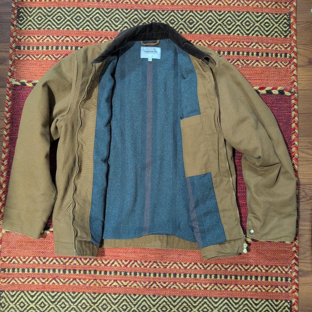 つ*ん様 Carhartt wip DetroitJacket ブラウン Mサイ