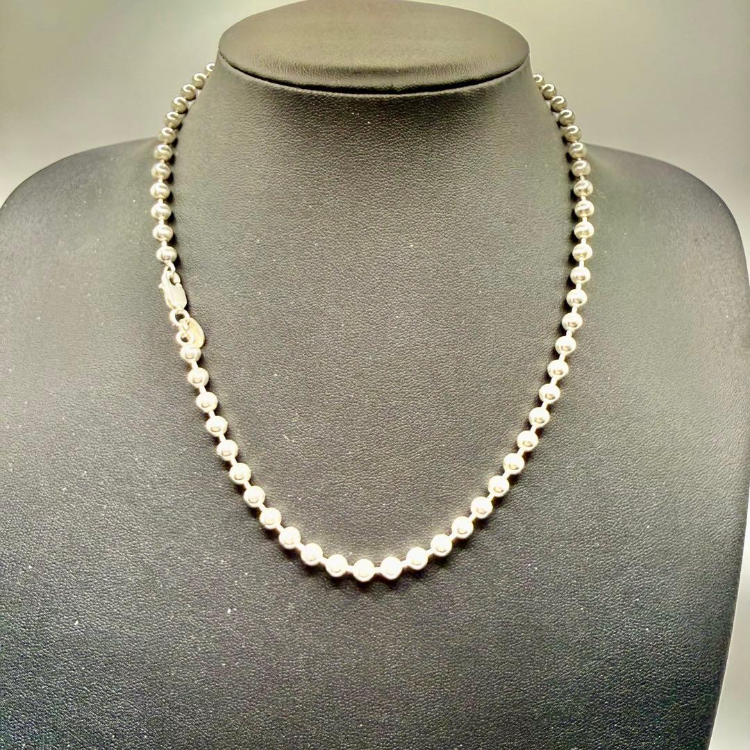 美品　SAAD シルバー925ボールチェーン　シルバー925 31.78g