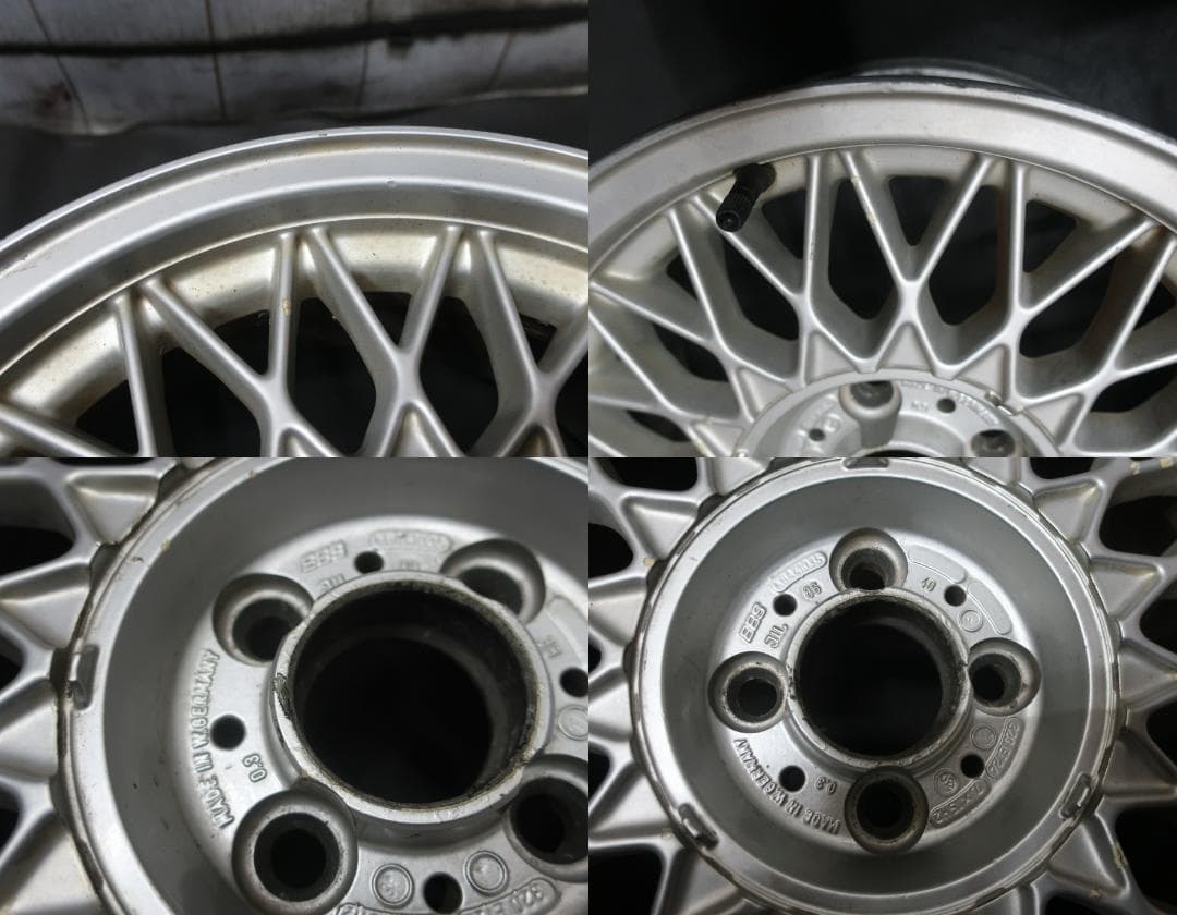 2本セット BBS 15×7J +24 PCD100 4穴 ハブ57
