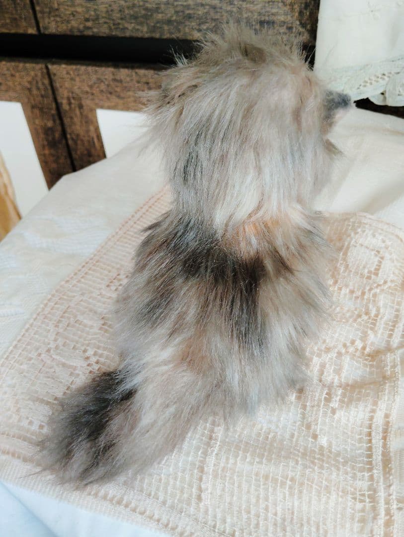 エキゾチックロングヘア♡子猫のプニちゃん♡アートドール♡ぬいぐるみ♡