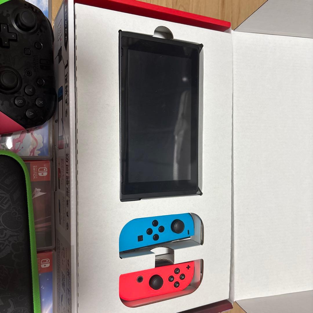 Nintendo Switch ネオンオレンジ/ブルー 本体 + その他諸々