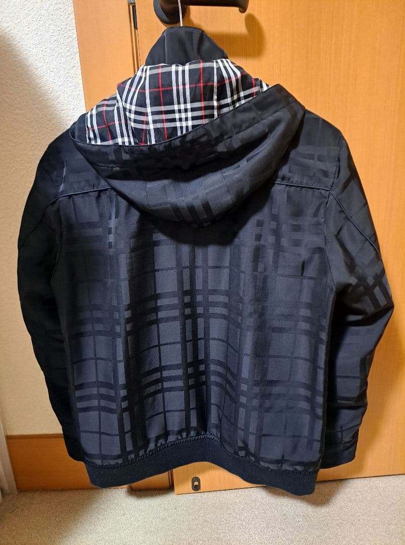 にっくさん専用　シャドーチェックブルゾン　バーバリーブラックレーベル