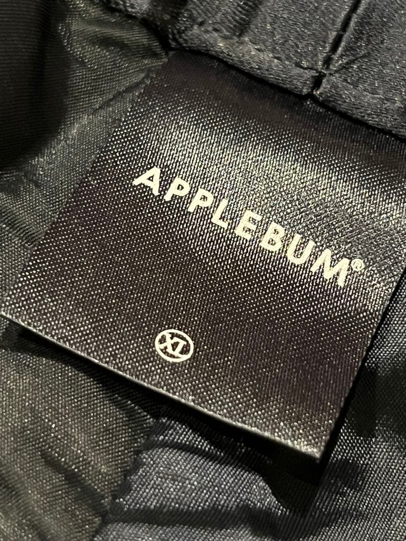 ほんてぃ APPLEBUM サテントラックパンツ
