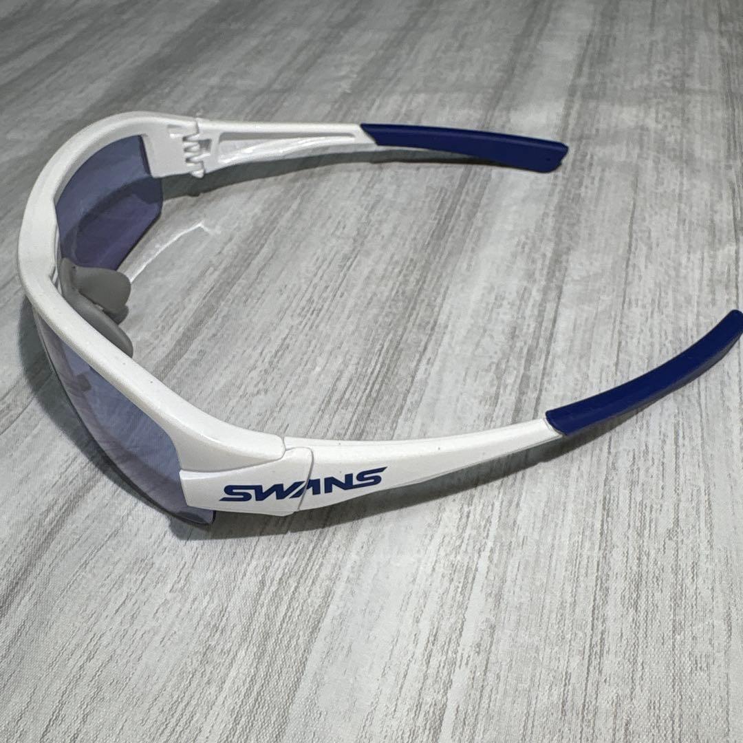 【超美品】SWANS★STRIX I0714★スポーツサングラス★アイスブルー★