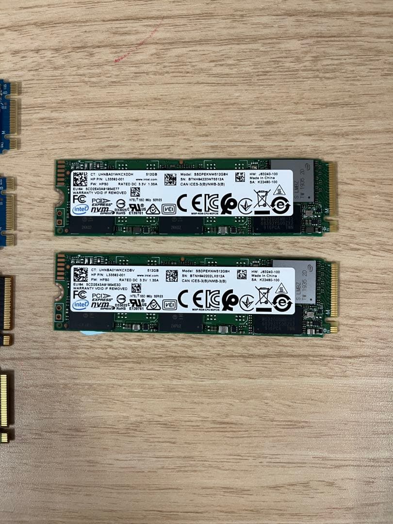 【中古】M.2 SSDセット