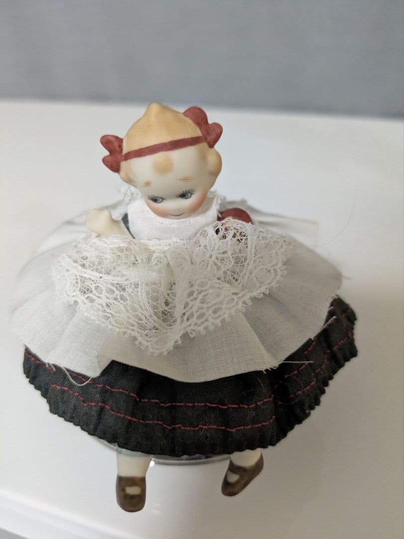 創作人形作家　ビスクドール　オルゴール