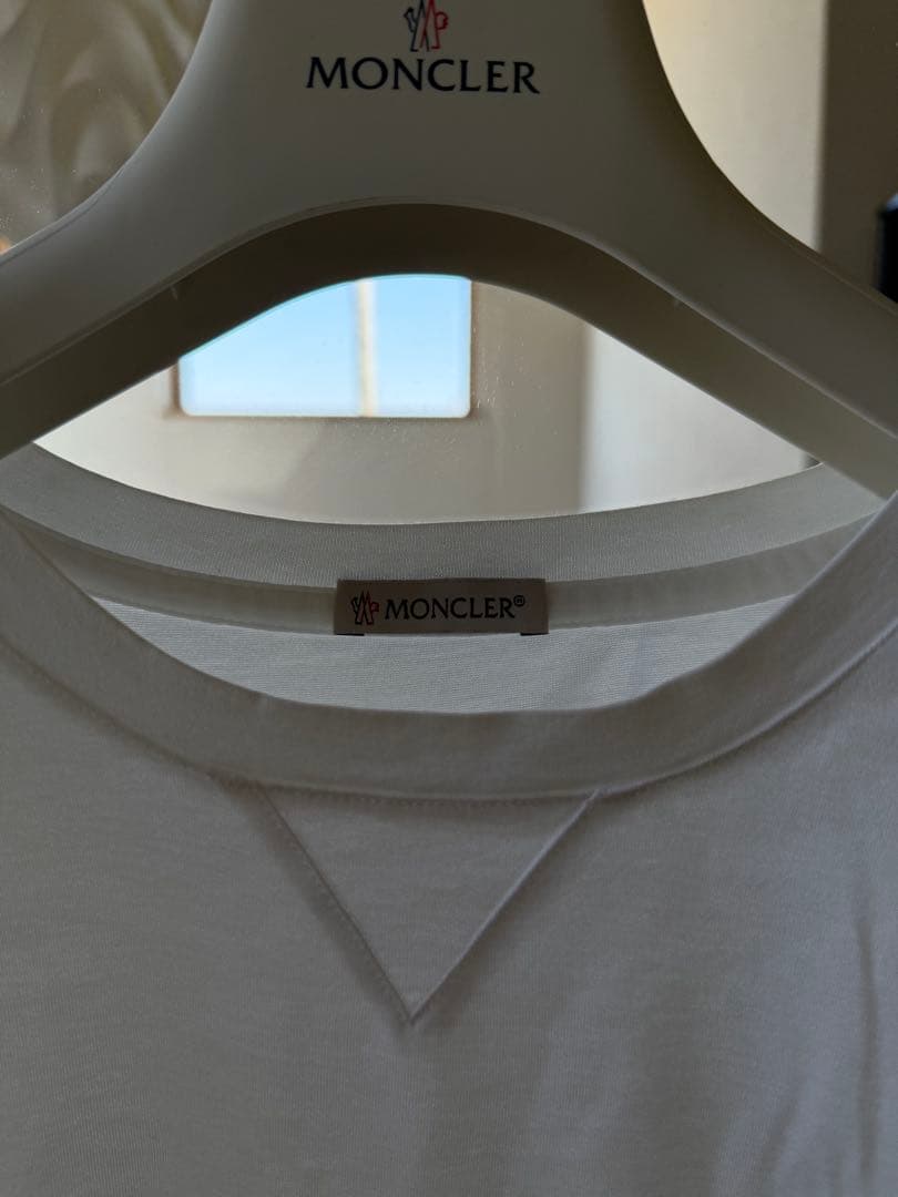 【MONCLER モンクレール Tシャツ ホワイト XXL 美品】