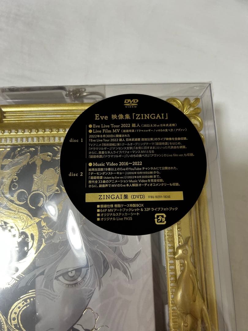 ZINGAI ZINGAI盤(初回限定・額縁ケース特製BOX仕様 DVD)