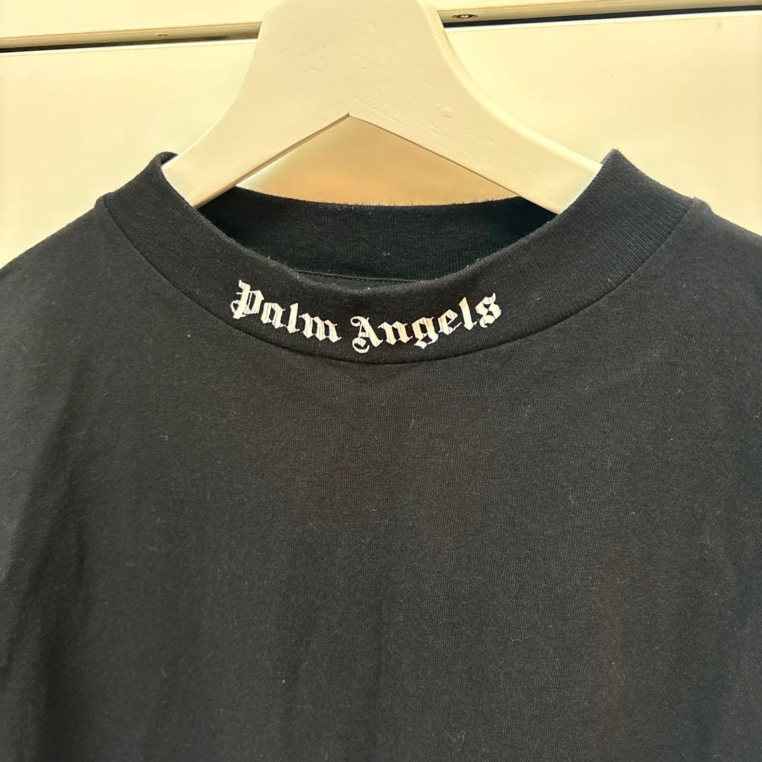 パームエンジェルス バックロゴTシャツ XS ブラック オーバーサイズ 美品