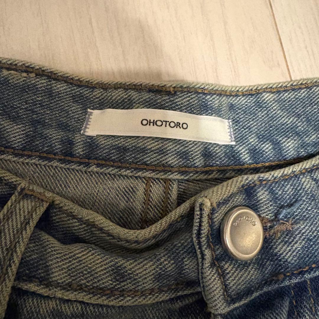 パンツ ohotoro  Washing Jeans M-long