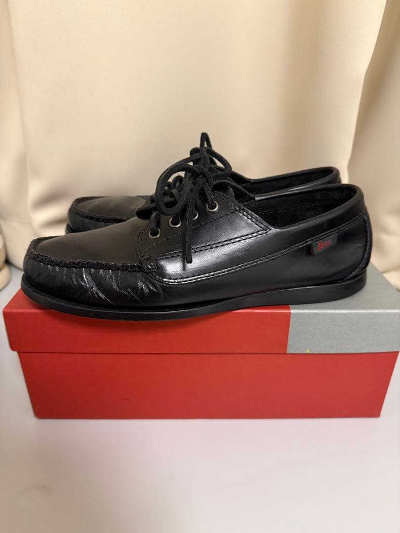 靴 G.H. BASS CAMP MOC / BLACK MONO US9