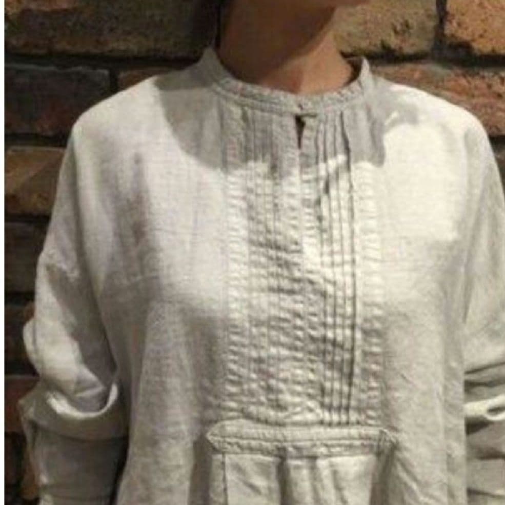 nest Robe リネン天然染めワークチュニック
