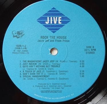 洋楽 DJ JAZZY JEFF/ROCK THE HOUSE