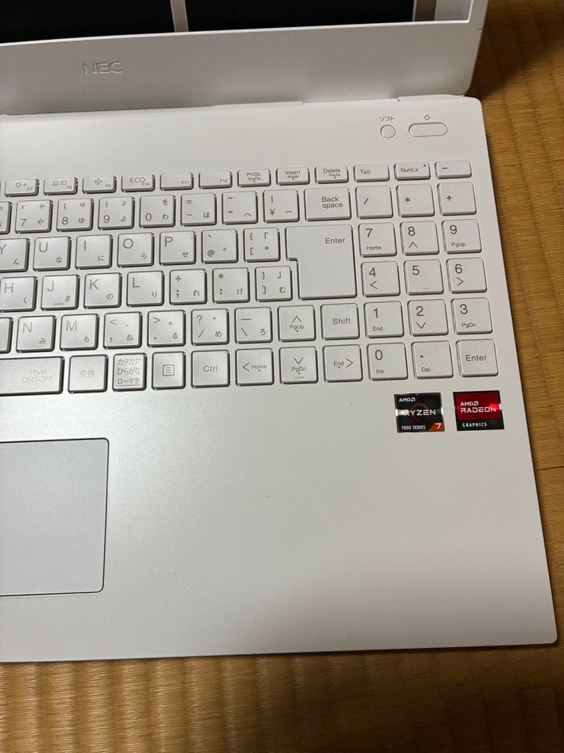 ジャンク品　NEC LAVIE N156 通電、起動不可　液晶、B.Tなし