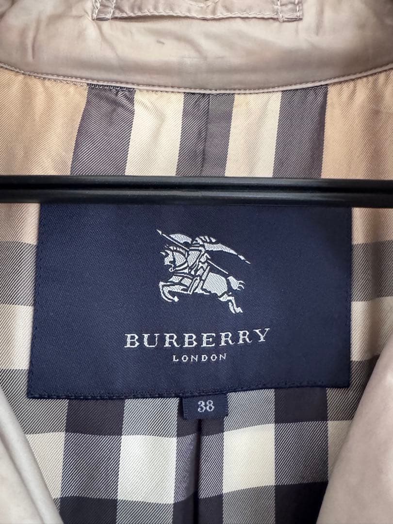 Burberry ベージュ ダウン　トレンチコート 38