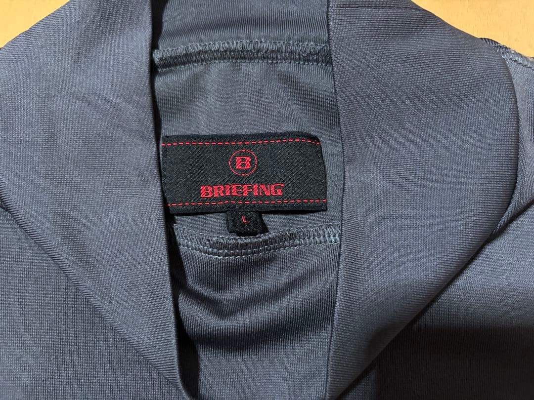 BRIEFING 長袖シャツ Lサイズ グレー