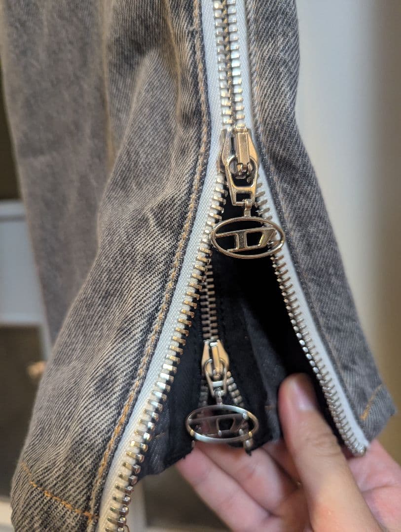 DIESEL グレン期未使用美品 2段サイドジップデニム シルエット変形可