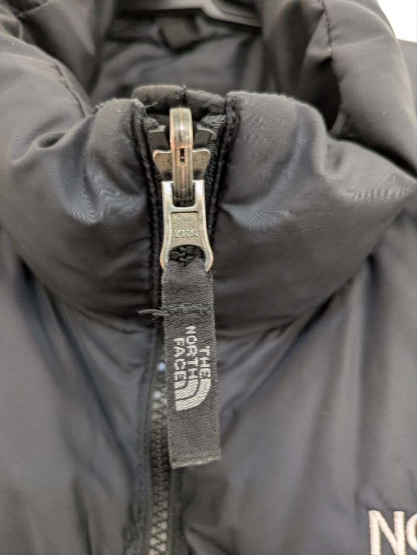 THE NORTH FACE ブラック ダウンベスト ヌプシ 700 L