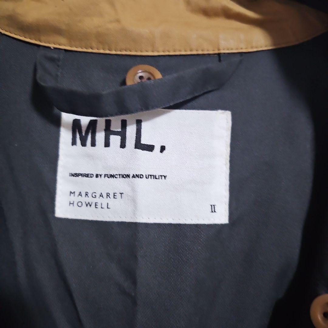 MHL, フード付きベージュモッズコート
