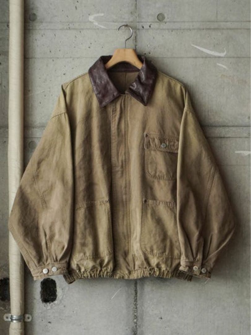 ジャケット・アウター ssstein SULFUR DYED OXFORD VINTAGE JKT