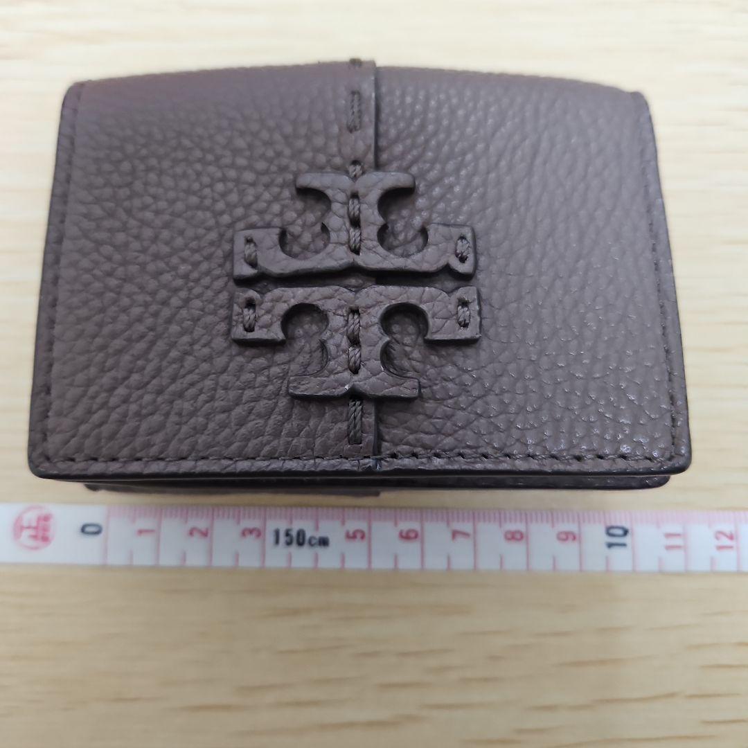 【15】【美品】TORY BURCH 三つ折り財布 グレー