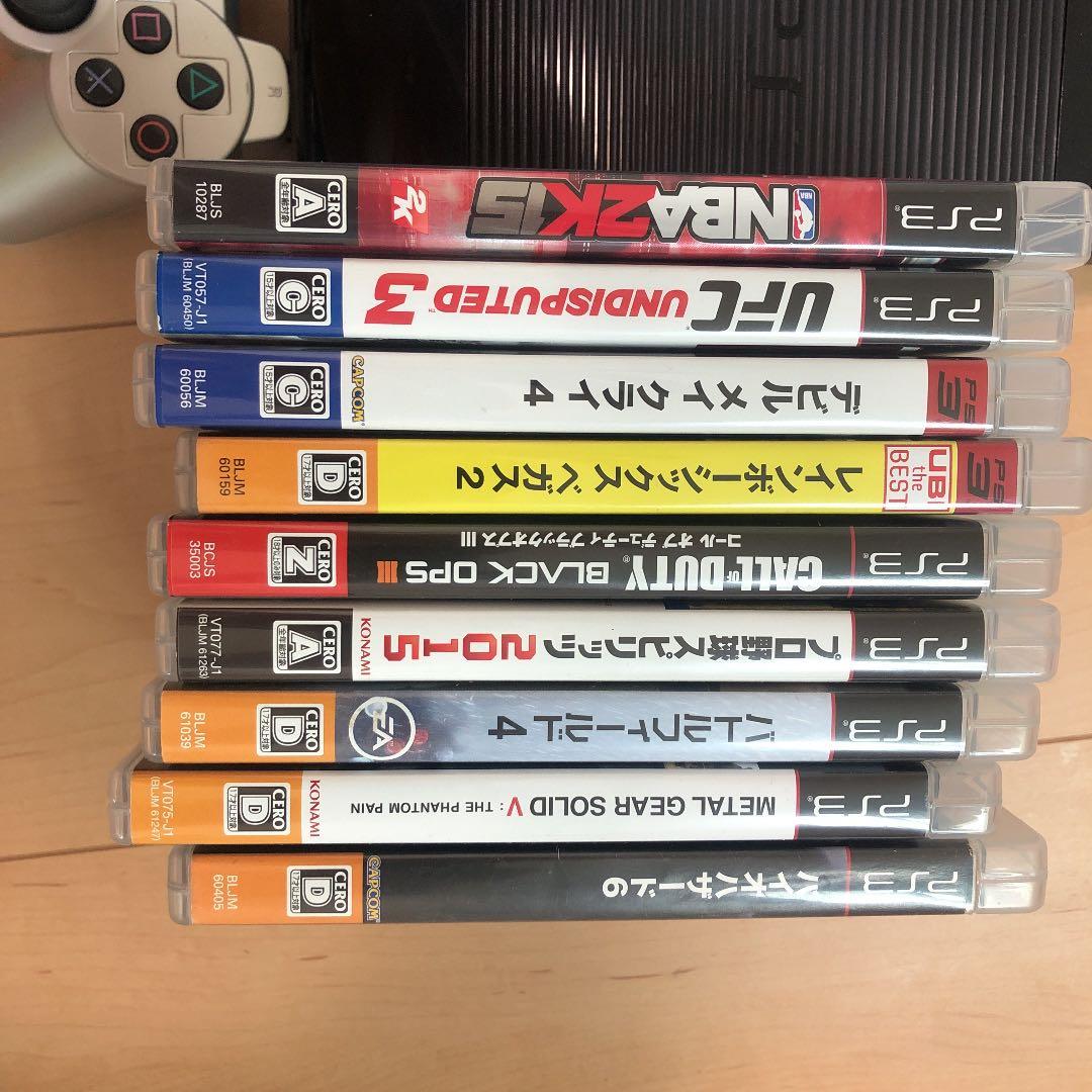 プレステーション3本体　カセット9本
