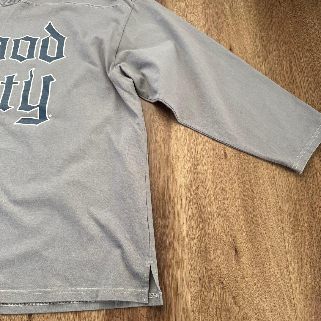 RADIALL ラディアル フットボールTシャツ グレー XLサイズ