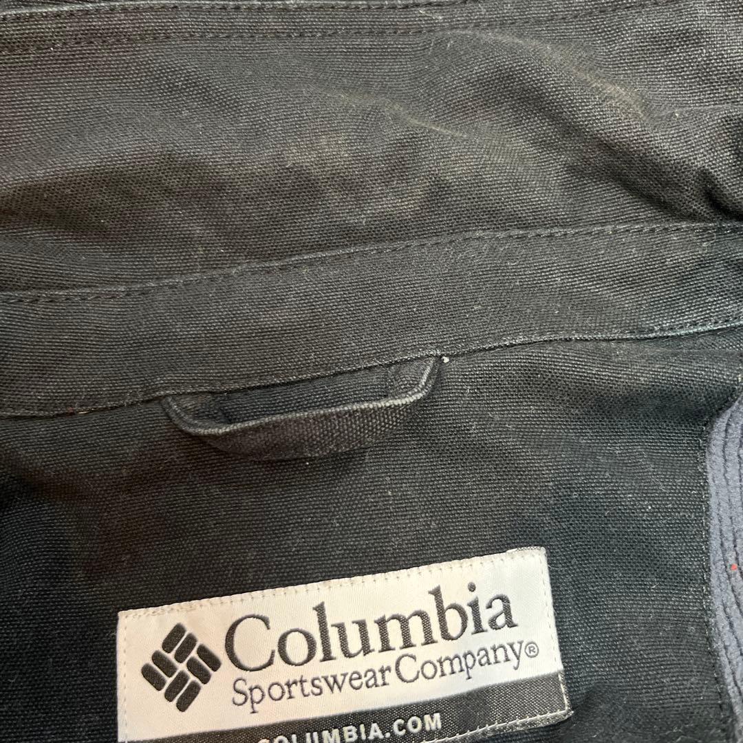 Columbia ブラック ダック地ジャケット L