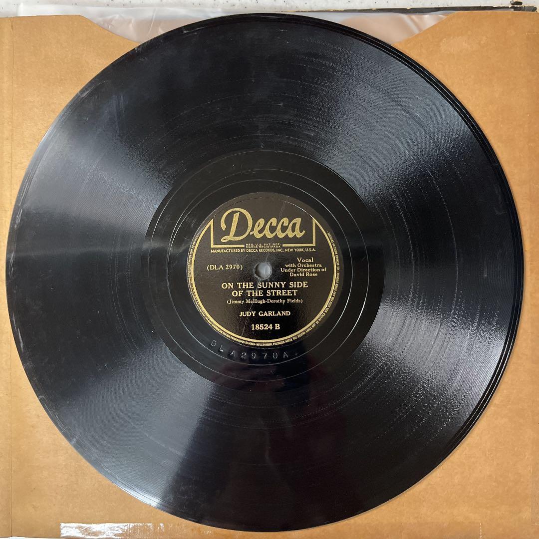 希少４枚組アルバム JUDY GARLAND SPレコード盤 蓄音機
