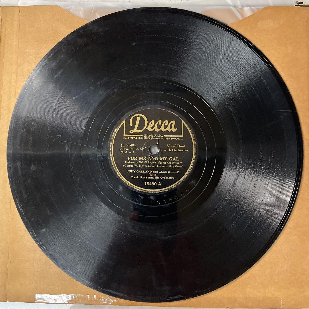 希少４枚組アルバム JUDY GARLAND SPレコード盤 蓄音機