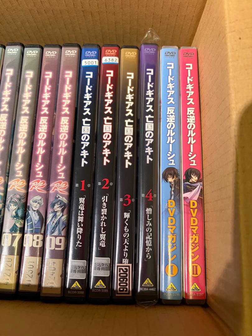 コードギアス 反逆のルルーシュ DVD 26本セット