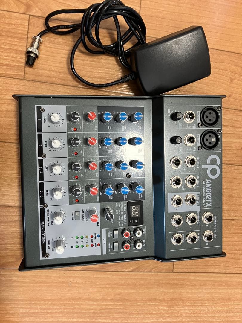 CP AM602FX アナログミキサー 6チャンネル