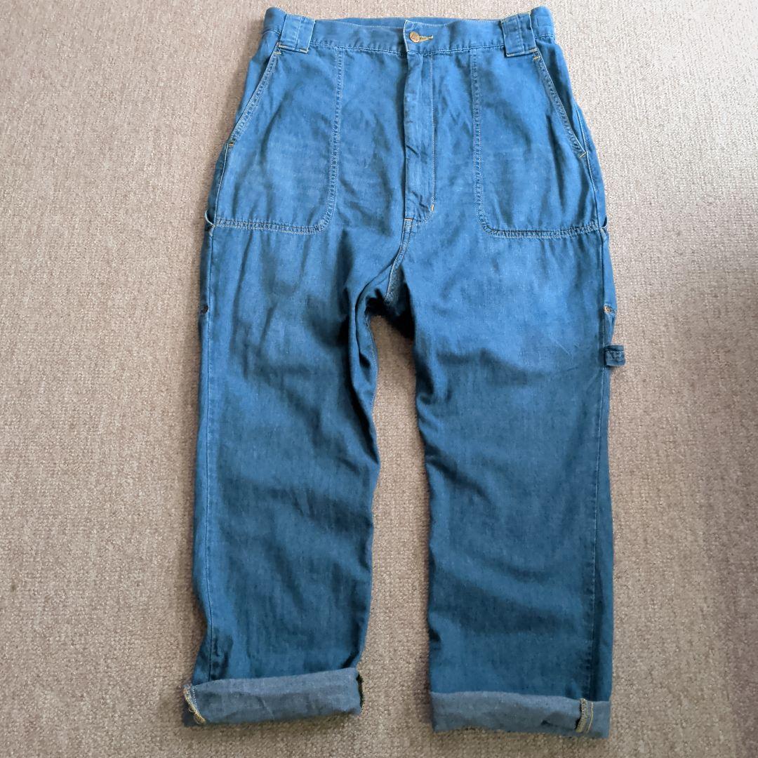 メルシーボークー × Lee サロペット風サルエルデニム M