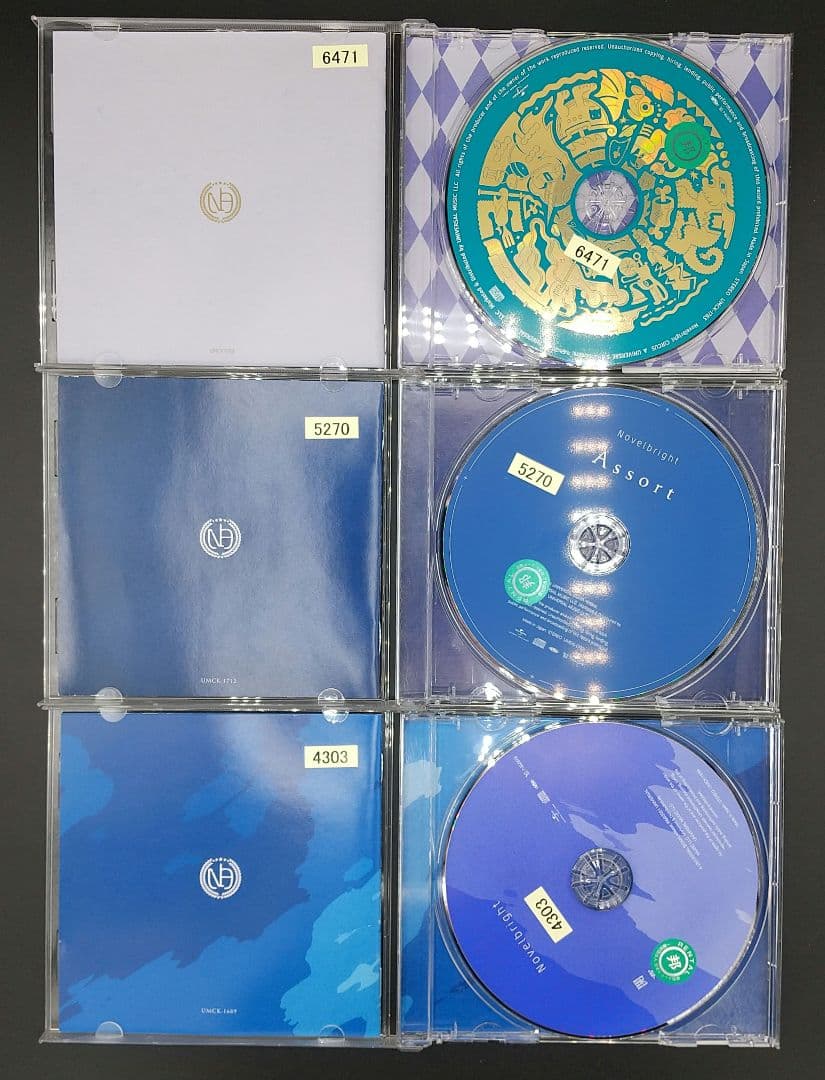 「Novelbright CD6枚セット/開幕宣言+CIRCUSほか」 ■CD