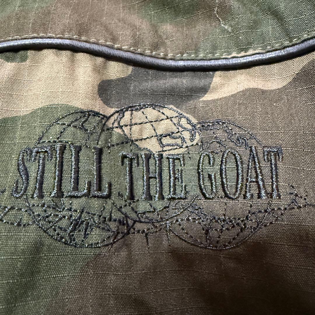 【AMNJX】GOAT SAVE TRACK JACKET 迷彩ジャケット