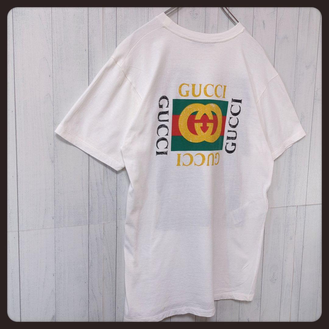 【入手困難・良品】グッチ☆GUCCI Tシャツ タイガー シェリーライン M 白