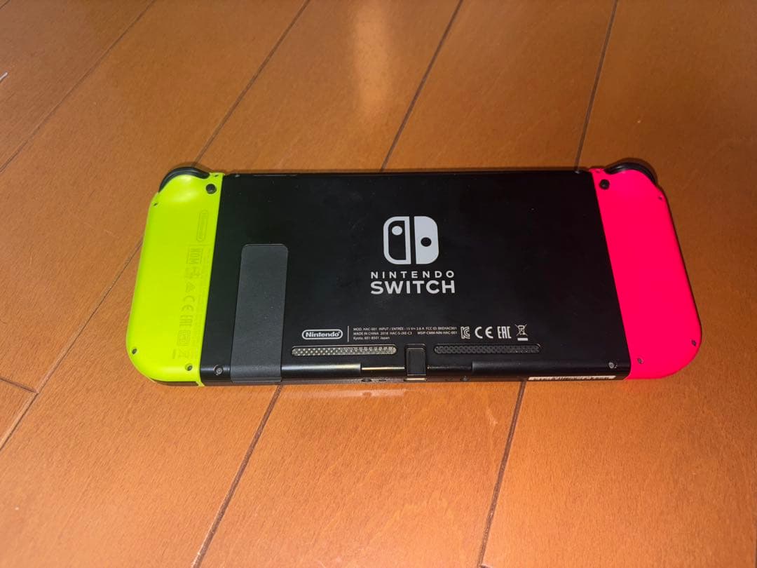 Nintendo Switch ネオンピンク、イエロー 、グレー本体、ケース付き