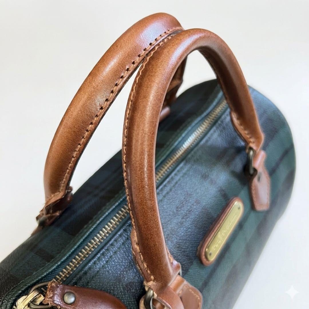 美品✨POLO RALPH LAURENミニボストンバッグ ブラックウォッチ