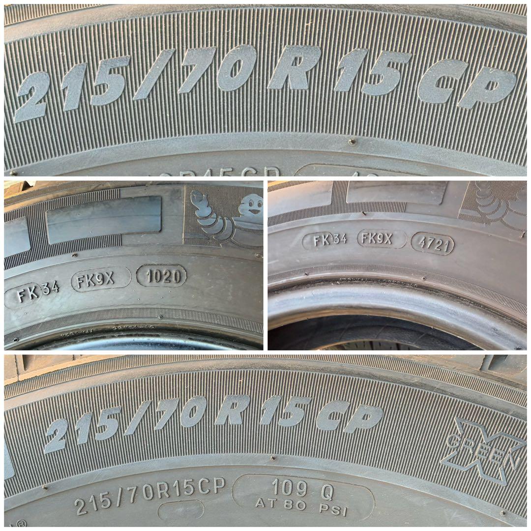 やましん専用です送料込ミシュラン　AGILIS CAMPING215/70R15