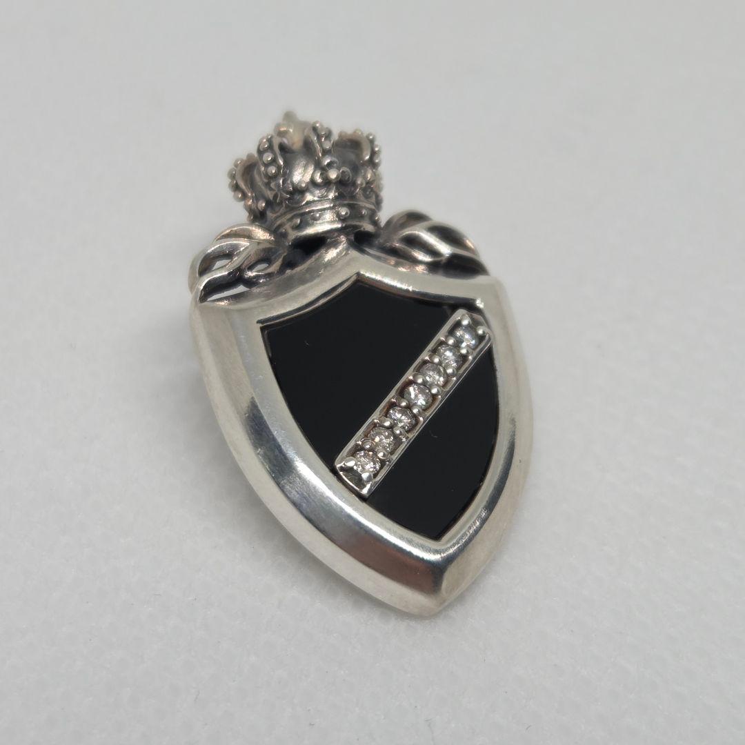 【チョイ傷特価】JUSTIN DAVIS CROWN SHIELD ペンダント