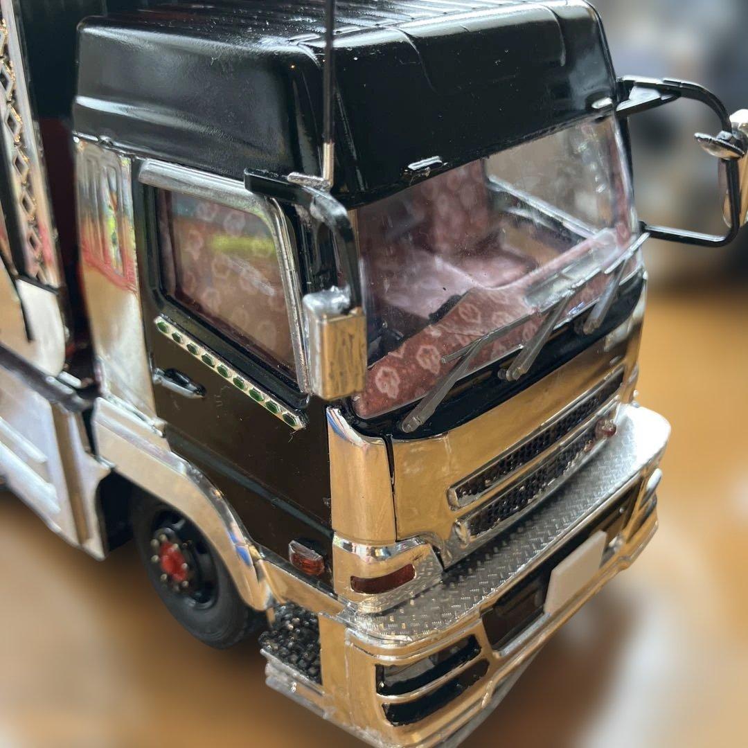 デコトラ、スーパーグレート、デカ箱ダンプ、1／32、