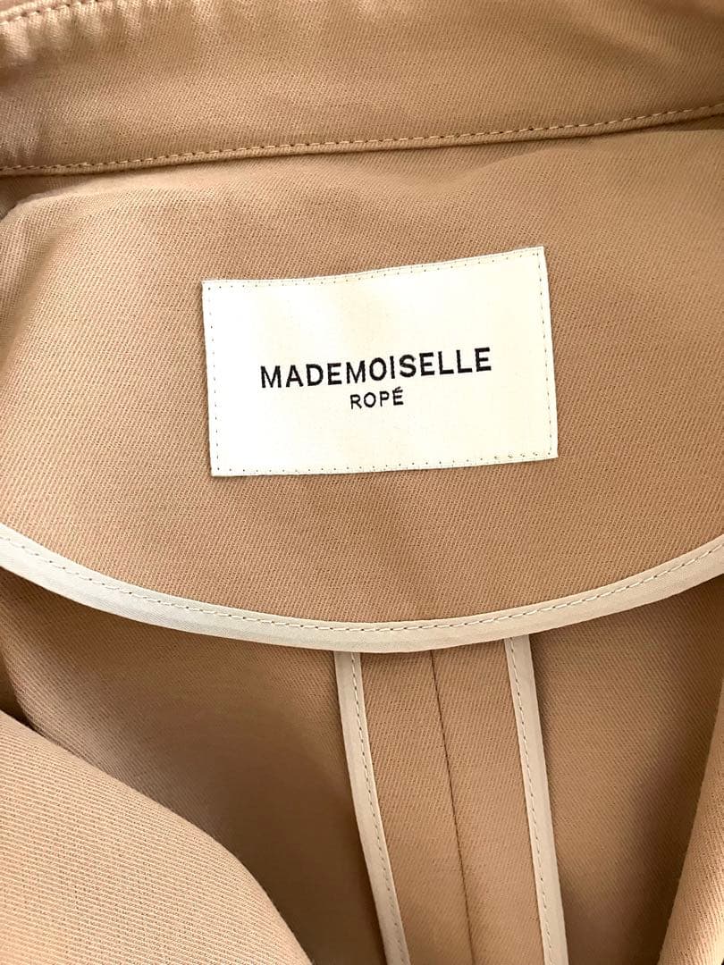 《美品》MADEMOISELLE ROPE' ロペオーバーライトトレンチコート