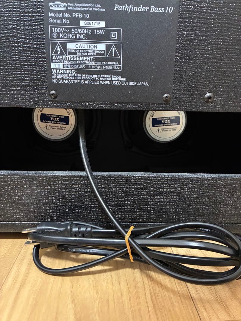 VOXコンパクト ベースアンプ Pathfinder Bass 10 小型 美品