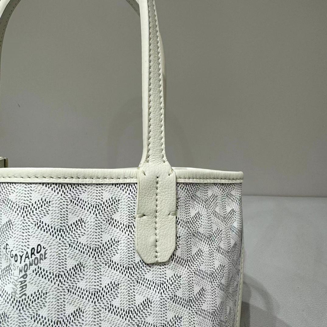 GOYARD ゴヤール ホワイト ハンドバッグ