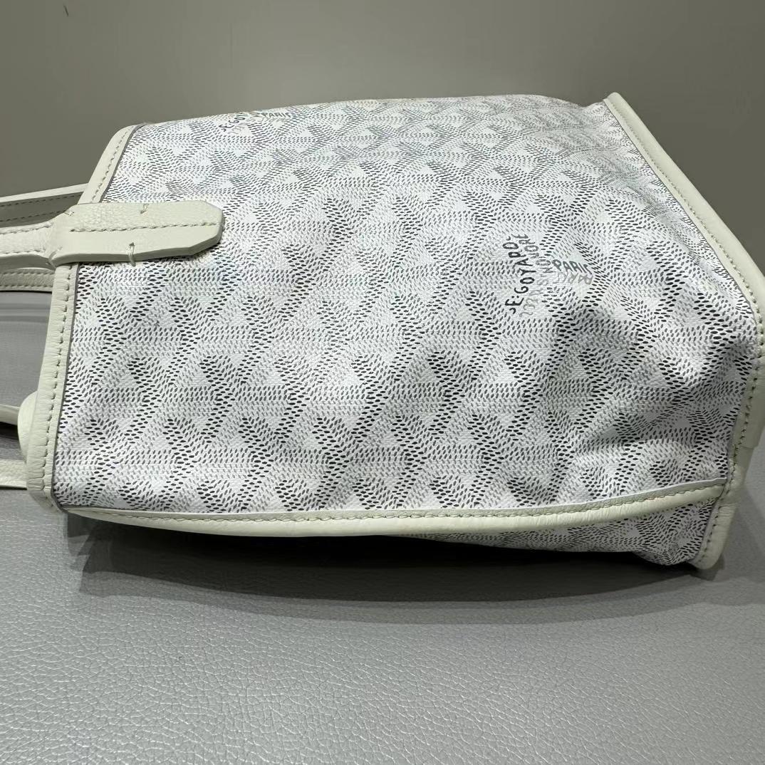 GOYARD ゴヤール ホワイト ハンドバッグ