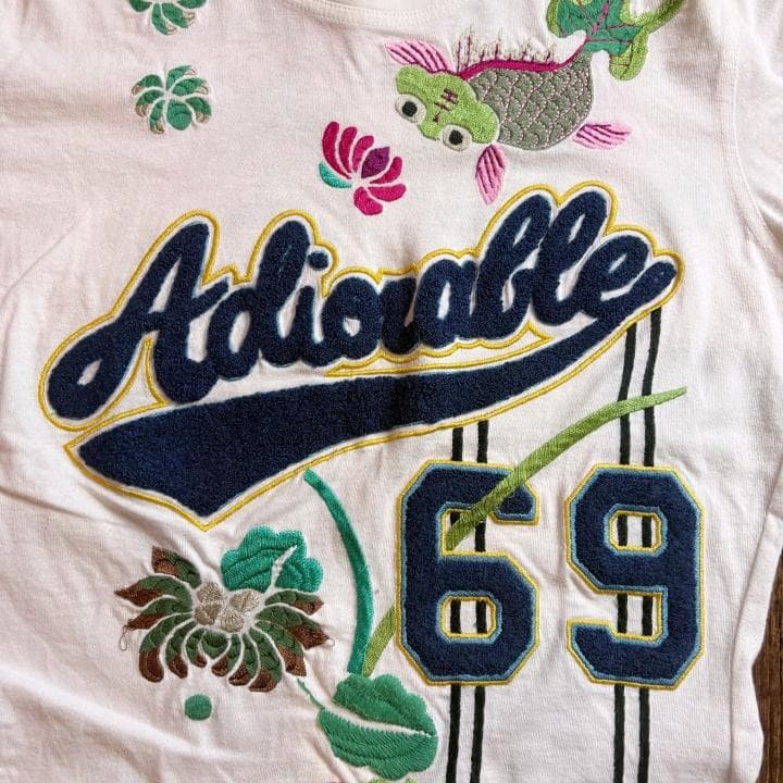 【古着】Christian Dior ガリアーノ期 半袖Tシャツ06 刺繍柄